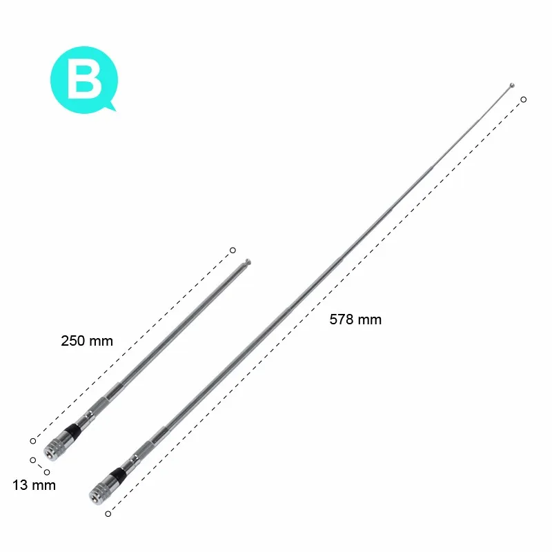 walkie talkie radio telescopic rod antenna (2)