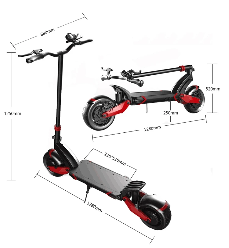 ZERO 10X скутер 10 дюймов двойной мотор электрический скутер 52 в 2000 Вт внедорожный e-скутер 65 км/ч двойной привод высокоскоростной скутер внедорожный