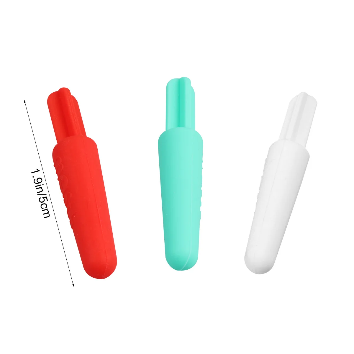 3pcs Ear Picks Household Silicone Soft Portable Comfortable Earwax Remover Ear Spoon for Men Adults