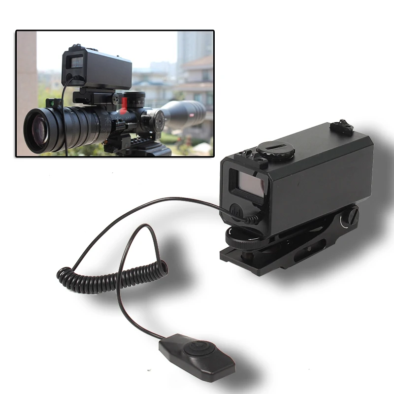 700M Laser Rangefinder Speed Measure Pitch Angle Adjustment for Rifle Scope with QD Quick Release Mount and Remote Switch Hunting Airsoft RL36-0001 (8)