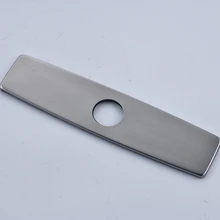 Никель Матовый смеситель для кухни и ванной комнаты 10 дюймов отверстие крышка пластины палуба