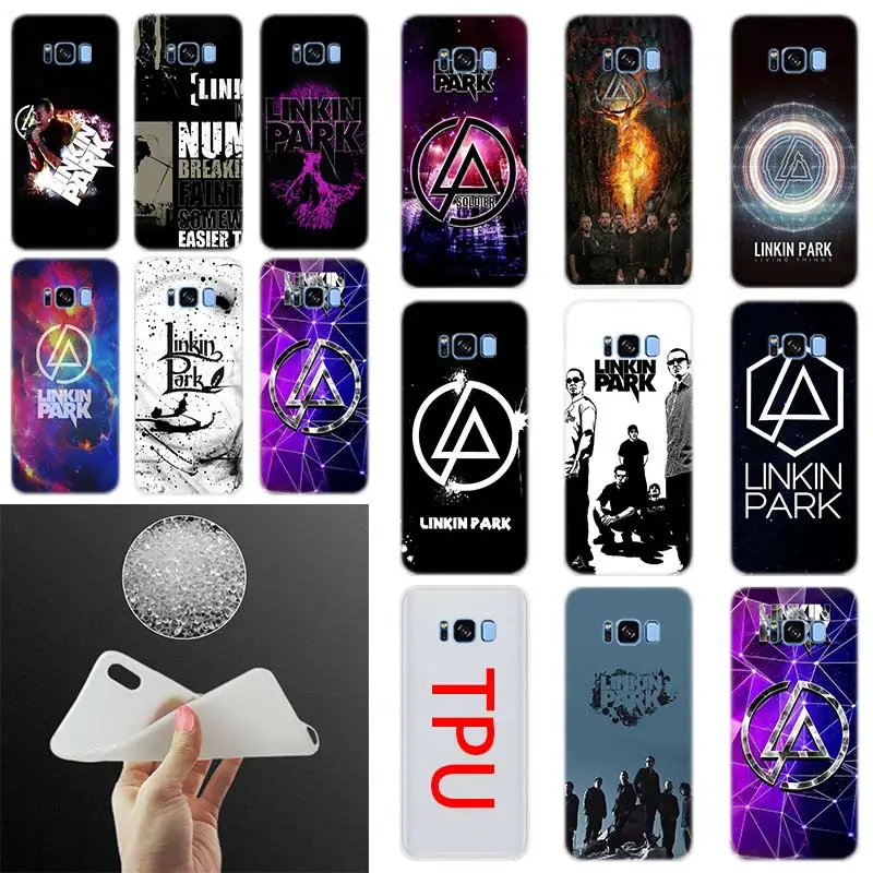 rock shox Linkin Park Rock Band Case Silicone Cover Phone S10 E S9 S8 S7 S6 For Samsung S10 S8 S9 Plus S7 S6Edge S5 Note 8 9