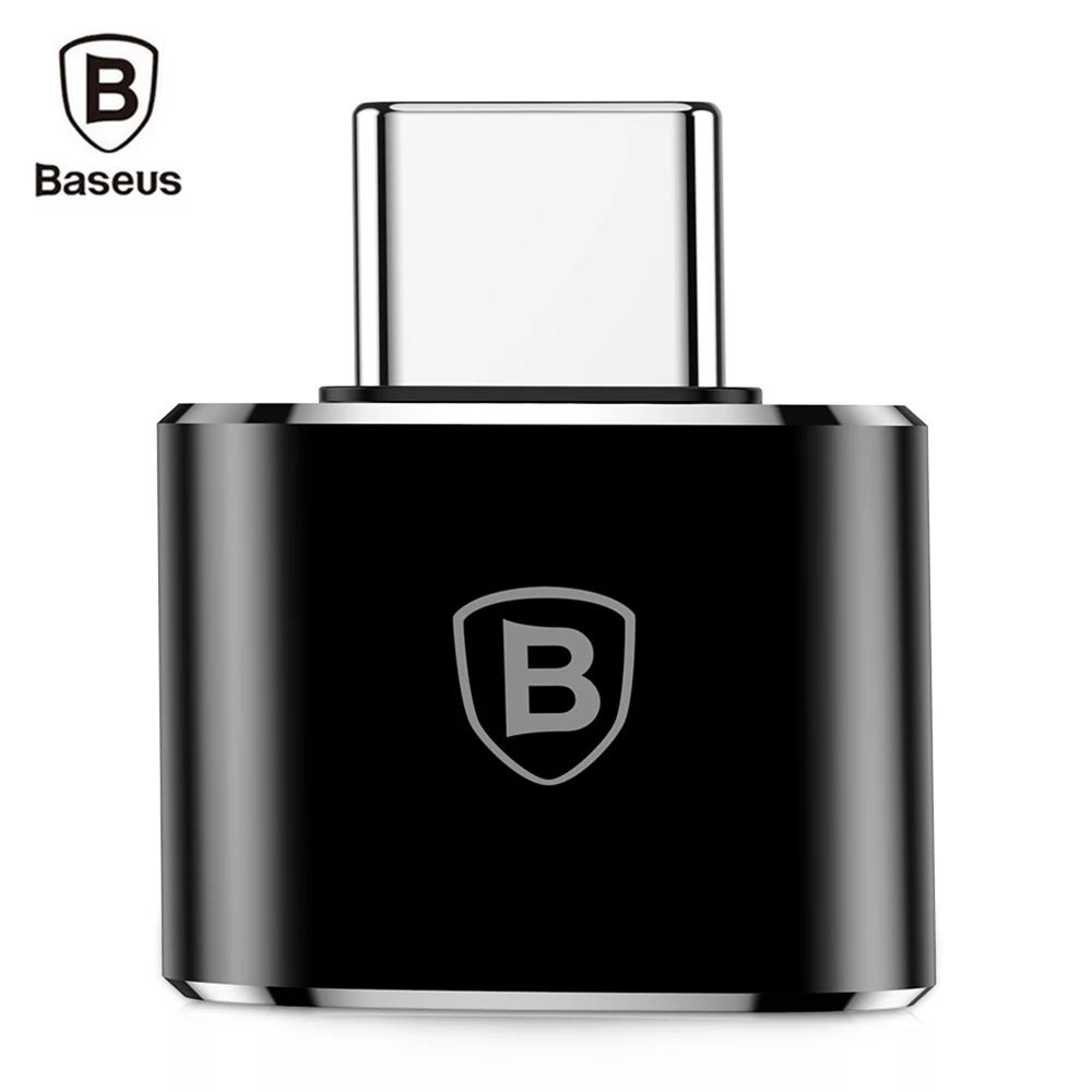 

Original Baseus Mini OTG Male Type-C to Female USB Converter Adapter with Fast Charging for MacBook 12 inch/Nokia N1/HUAWEI P10