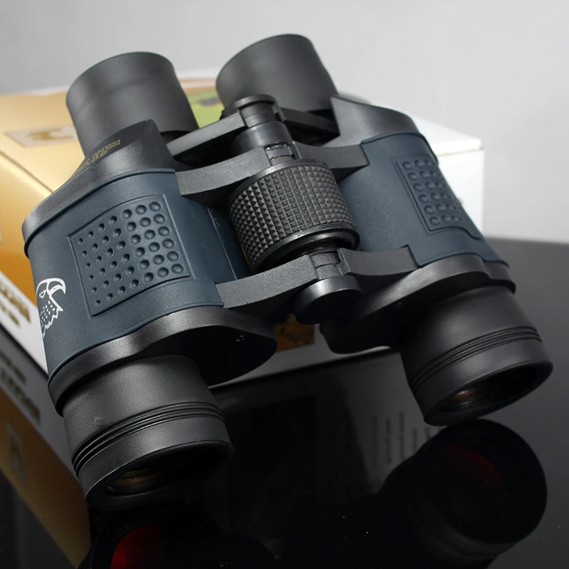 Telescope 60X60 HD Binoculars High Clarity 10000M High Power For Outdoor  Hunting Optical Lll Night Vision binocular Fixed Zoom