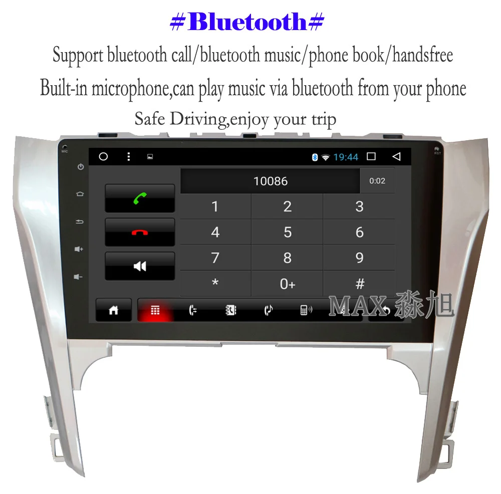 Discount MAX Android 8.1.0 Car DVD Player for Toyota Camry 55 2012 2013  2014 Car Radio RDS 4G WiFi SWC GPS Navigation System Free Map 9