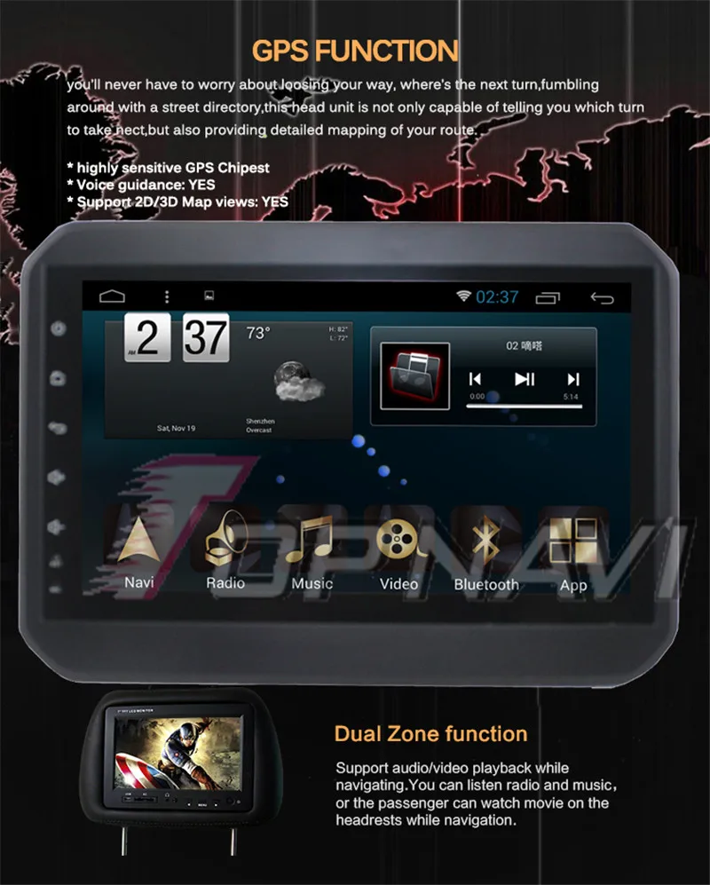 car stereo bluetooth For Suzuki Ignis 2017