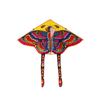 

1Pcs Traditional Outdoor Colorful Butterfly Foldable Kite Toys Kids Medium Butterfly Kite Recreation Toys 50cm