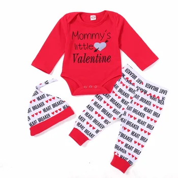 

Autumn New Baby Boy Girl Clothes Set Cotton Long-sleeved Romper + Trousers + Hat 3 pcs Newborn Baby Boy Girl Clothes Set