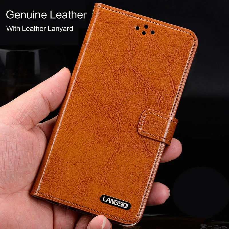 bilder für LANGSIDI Echtes Leder-kasten Für Oukitel k6000 plus fall 5,5 "Card Slot Ständer Schutz Magnetische Flip Abdeckung bilder für LANGSIDI Echtes Leder-kasten Für Oukitel k6000 plus fall 5,5 "Card Slot Ständer Schutz Magnetische Flip Abdeckung