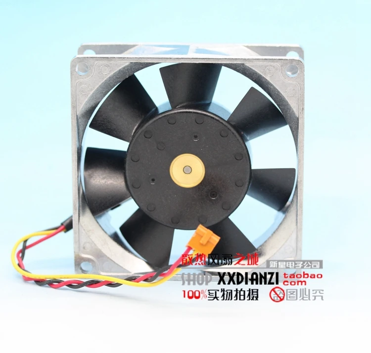 Оригинал для Sanyo 109L0812H4D07 12V 0.18A 8025 алюминиевая рама шарикоподшипник вентилятор|ball