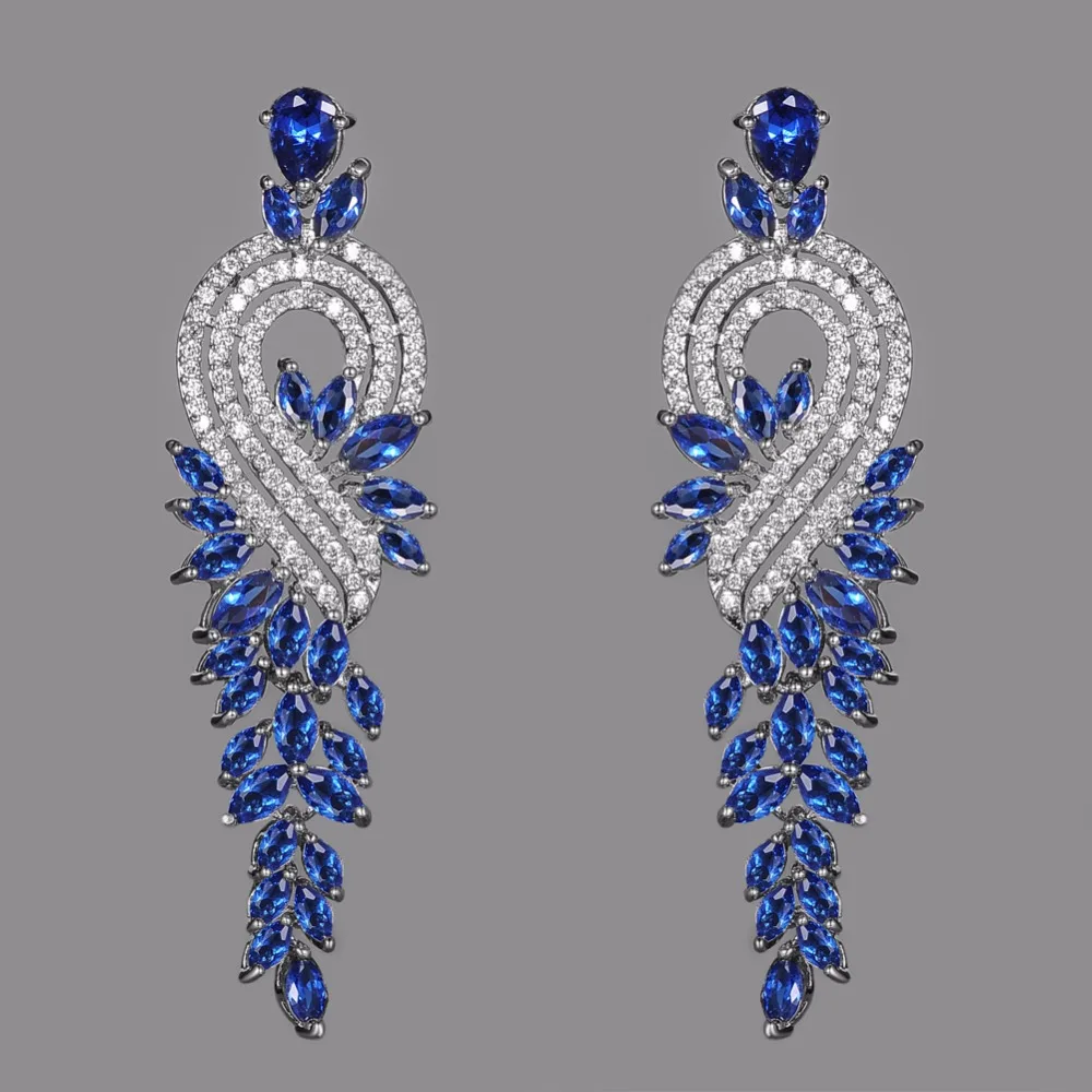 6 шт./партия женские свадебные серьги с фианитами|wedding earrings|bridal wedding earingschristmas earrings |