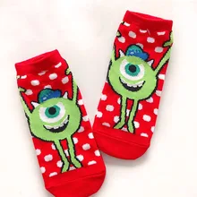 Женские носки до щиколотки с рисунком глаз kawaii Носки 10 пар/лот