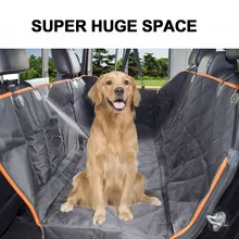 Гамак Собака автомобильный чехол для сиденья автомобильный коврик для домашних животных Водонепроницаемый устойчивый к царапинам нескользящий задник с пряжкой для ремня безопасности для домашних животных