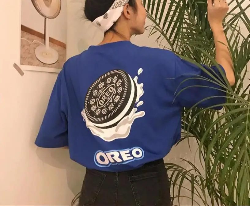 

New loose printed Harajuku short-sleeved t-shirt women