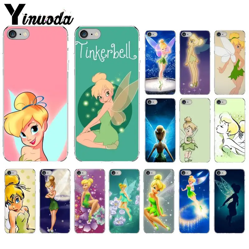 

Yinuoda Tinker Bell Pattern TPU Soft Phone Accessories Cell Phone Case for iPhone 5 5Sx 6 7 7plus 8 8Plus X XS MAX XR