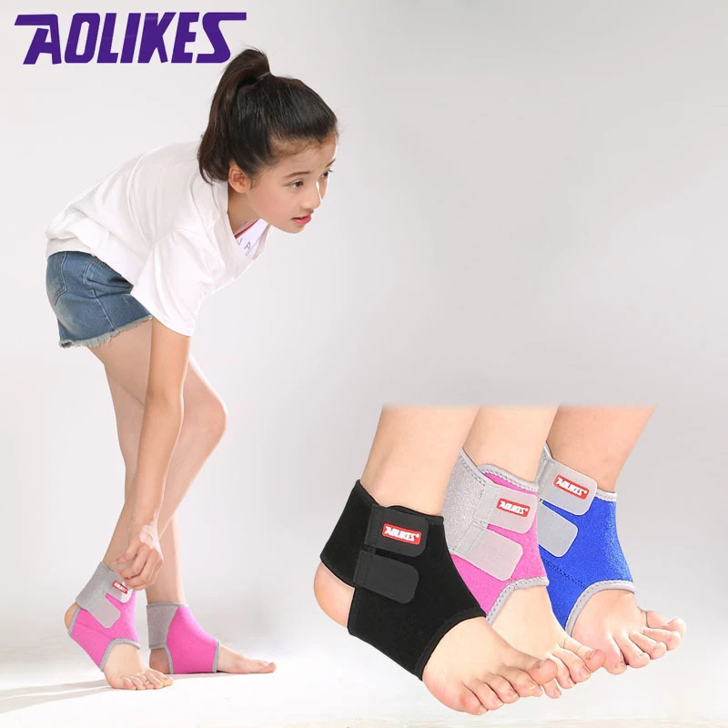 AOLIKES-tobillera deportiva para niños, 1 par de tobilleras para ciclismo, gimnasio, soporte AliExpress Deportes y entretenimiento