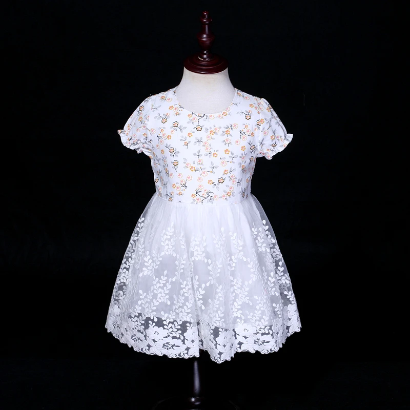 Summer children baby girl embroidery lace evening dress toddle princess floral beach dress flower girls birthday party dresses Summer children baby girl embroidery lace evening dress toddle princess floral beach dress flower girls birthday party dresses