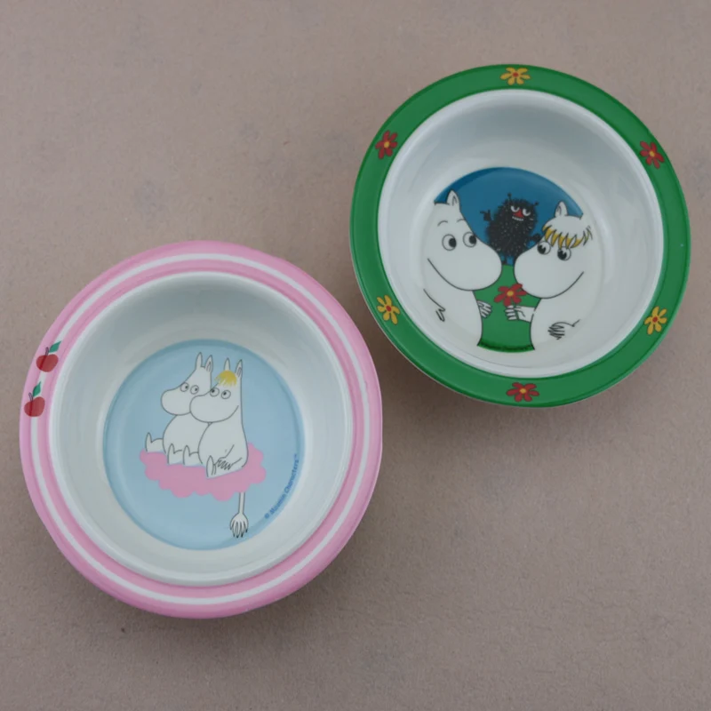 

Moomin Bowl Tazones De Desayuno Saladier Plastique MOOMIN Hippo Small Fat Baby Bowl Melamine Food Bowl Eco-Friendly
