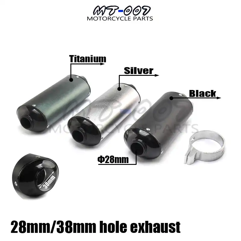28mm pit bike muffler