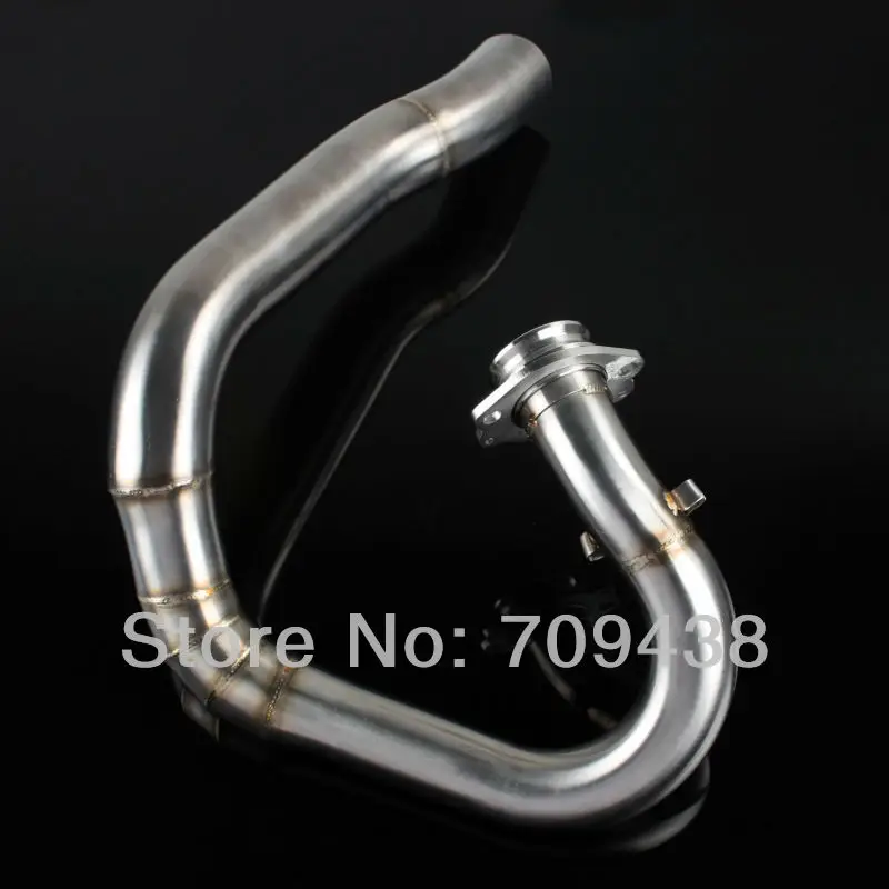 

New T.I.G Welding T304 Stainless Steel Motocross Head Pipe Exhaust Header For HONDA CRF450R CRF 450 R 09-12 2009 2010 2011 2012