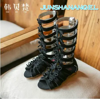

2018 Summer European version of shoes Rome Roman fashion open-toe high-heeled sandals Princess shoes