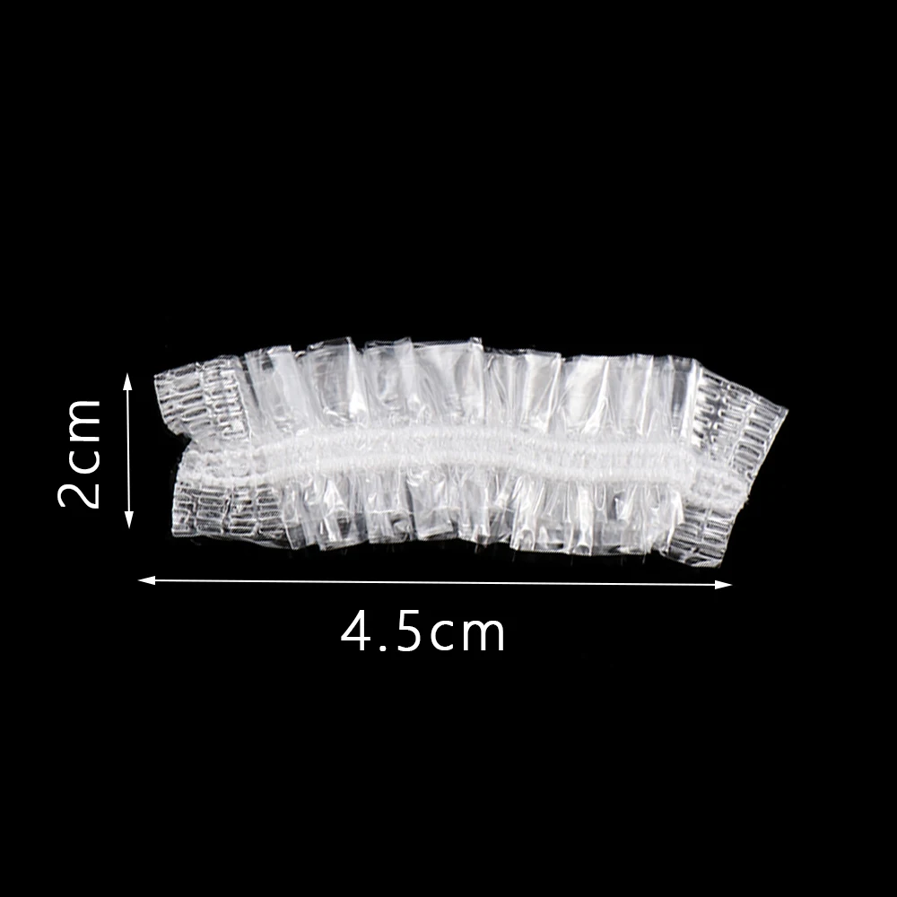 50/100PCS Disposable One-off Earmuffs Plastic Waterproof Ear Cover Bath Shower Salon Hair Dyeing Ear Protector Caps Tools