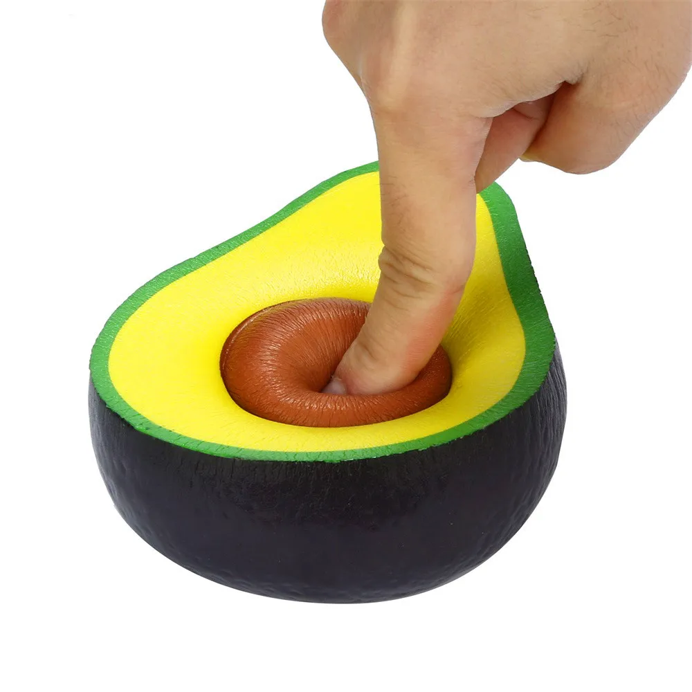 

2019 Chiren Toy Squishies Simulated Avocado Slow Rising Cream Scented Squeeze Stress Relief Toys 6.5