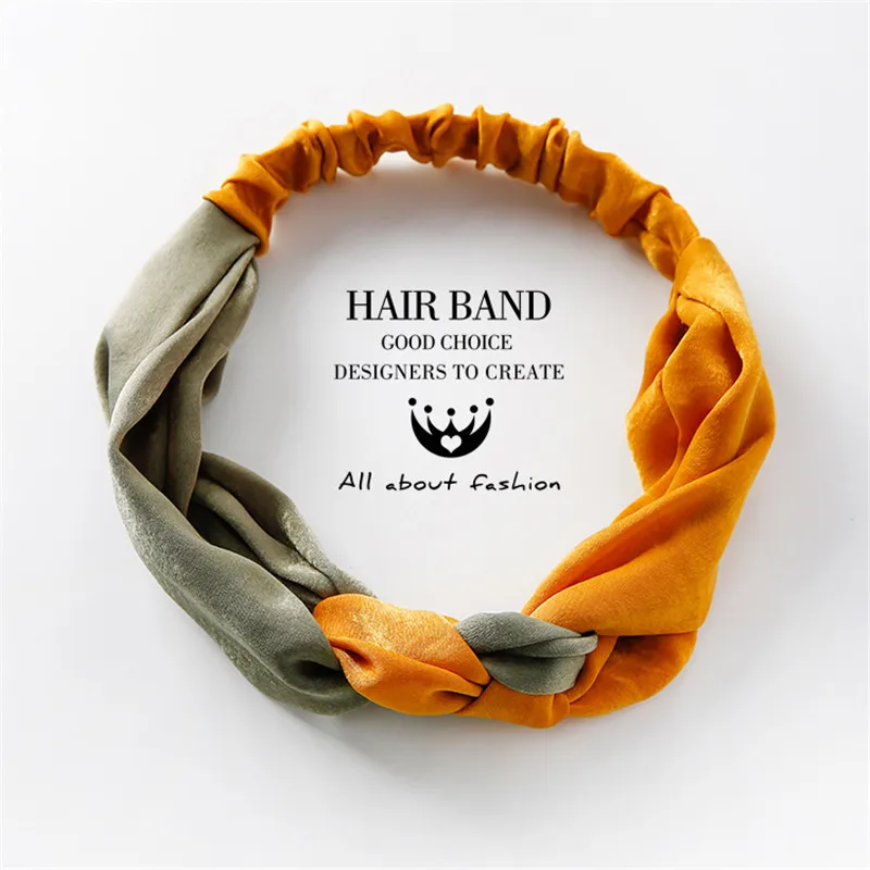 Аксессуары для волос 1 шт. лента головной убор ободок металлический шарф-повязка резинки для волос эластичная повязка на голову заколки для волос