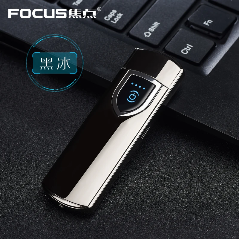 

Tungsten Turbo USB Lighter Touch-senstive Switch Cigarette Lighter For Smoking Cigar Rechargeable Electronic Lighter DIY Made