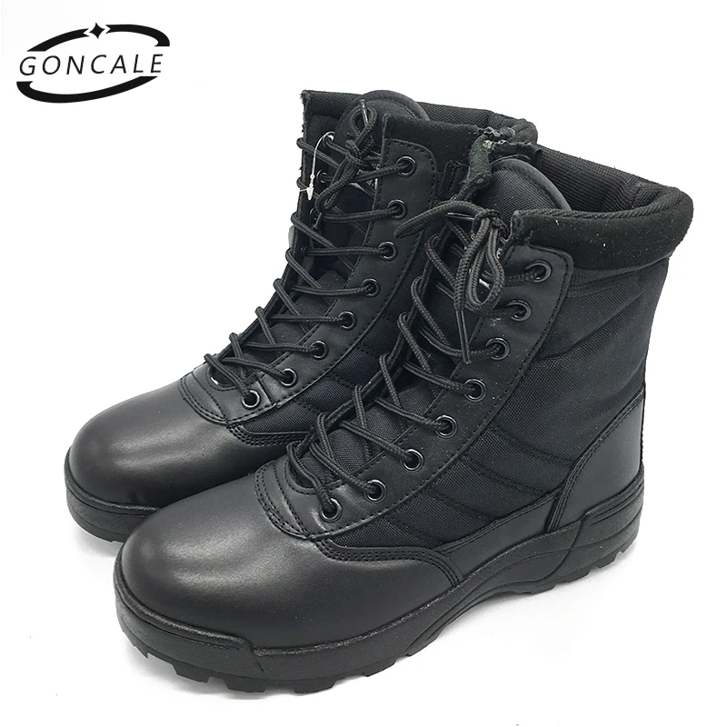 

GONCALE 2017 outdoor shoes men breathable waterproof camping army military boots men winter Ankle Desert Boots