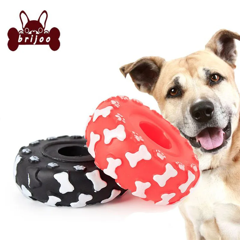 Dog Chew Toys Squeaker Tire Toys Puppy Pet Supplies Dog Molar Clean