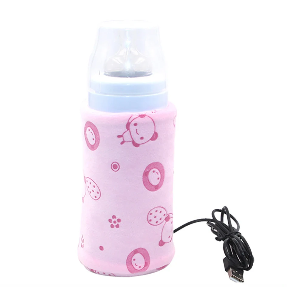 Портативный Электрический нагреватель для бутылок путешествия младенческой Питание Молоко крышка нагревателя usb-обогреватель