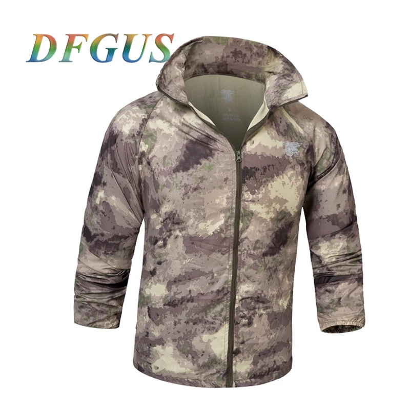 US Army Tactical Militar Skin Jacket Men UPF50+ Waterproof Fast Dry Outdoors Raincoat Windbreaker Thin Military Camo Jacket US Army Tactical Militar Skin Jacket Men UPF50+ Waterproof Fast Dry Outdoors Raincoat Windbreaker Thin Military Camo Jacket