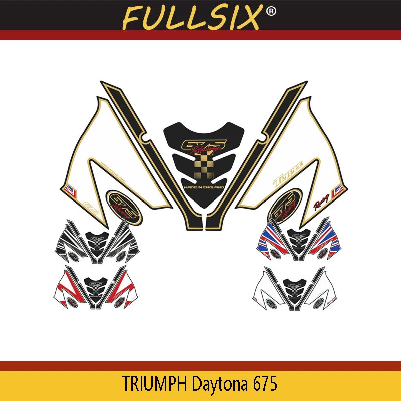 

Front Fairing Motor Number Board 3D Gel Protector for TRIUMPH Daytona 675 2006