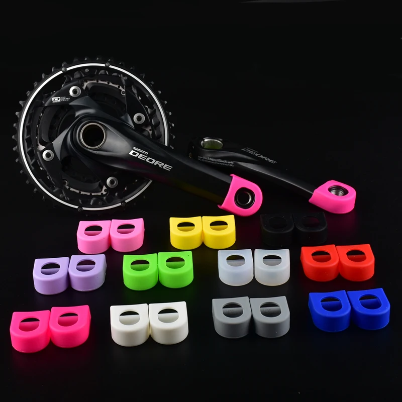 

CHOOSE Mtb Bike Crank Protection Case Crankset Prevent friction Bike Protective Device For SHIMANO and SRAM Cranks 9 Colors