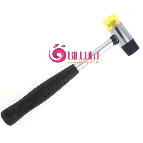 1pieice/lot rawhide rubber head hammer power reduced multi-purpose for jewelry DIY tools sledge work B1993 | Дом и сад