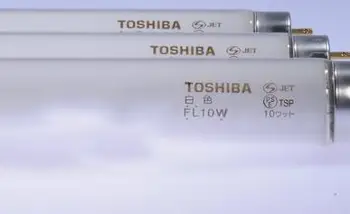 

2pcs,TOSHIBA FL10W 10WATT WHITE fluorescent lamp tube,FL 10W 4200K linear bulb