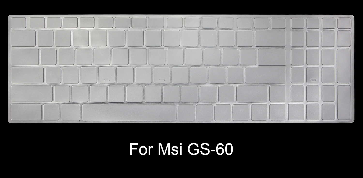 

HRH Clear TPU Keyboard Protector Skin Cover for MSI GE62 GS70 GS60 GT72 GT72S PE60 PE70 GP72 GP62 WS60 WT72 GS72 WS72 GL72 GL62