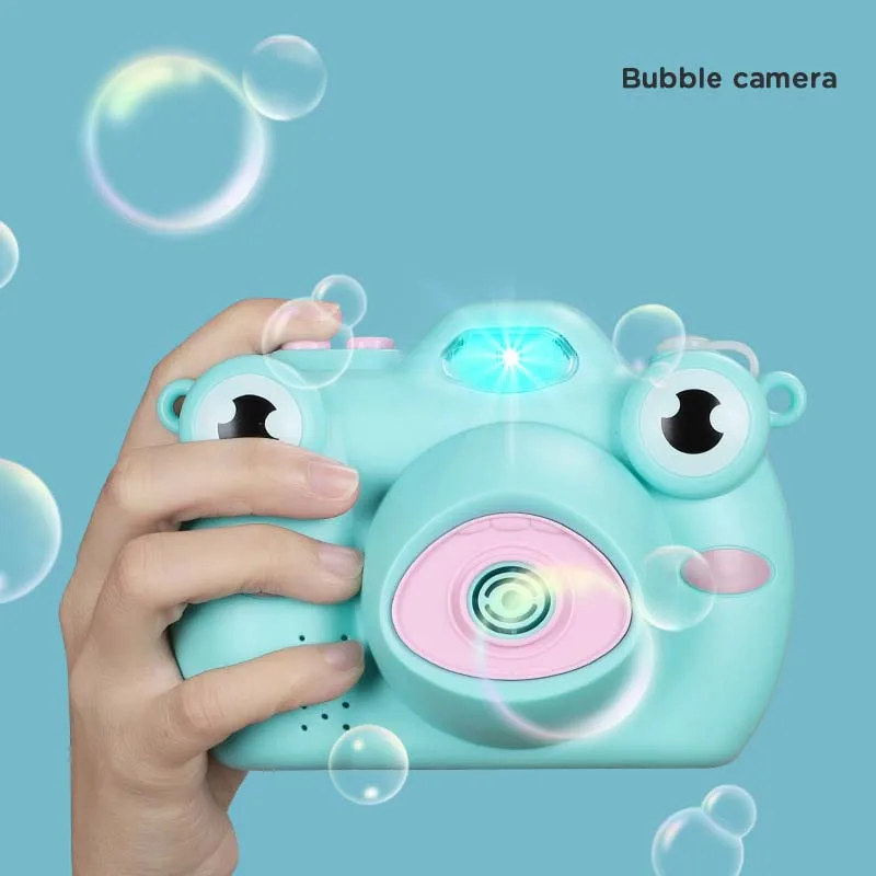 

children's light music bubble camera blowing bubble machine toy Kids Camera Bubble Blower Maker for Party, Outdoor Indoor Game