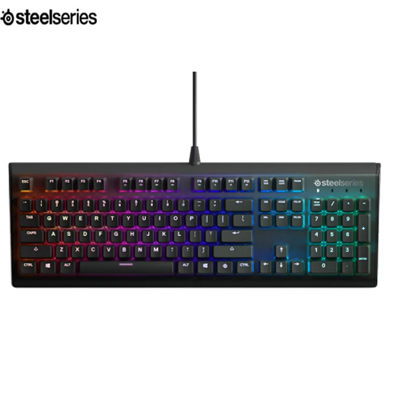 

SteelSeries Apex M750 RGB Mechanical Gaming Keyboard Aluminum Frame RGB LED Backlit Linear & Quiet Switch Discord Notifications