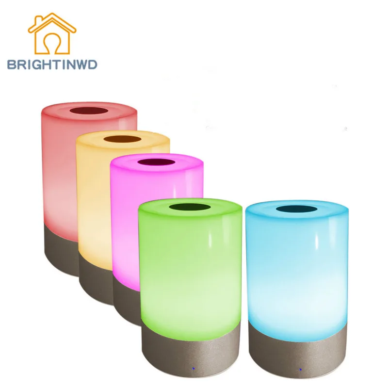 

BRIGHTNWD New ColorfulModern Simplicity Creative Home Bedside PC Night Light Brings Emotional Atmosphere Night Light