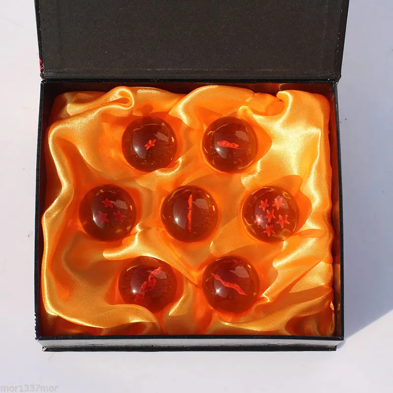 M1 DragonBall 7 Stars Crystal Ball Set of 7 pcs Dragon Ball Z Balls Complete Set New in Box 3.5CM