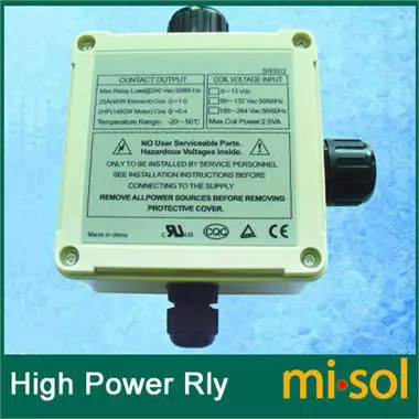 

high power relay 220V for electrical heating for solar water heater system