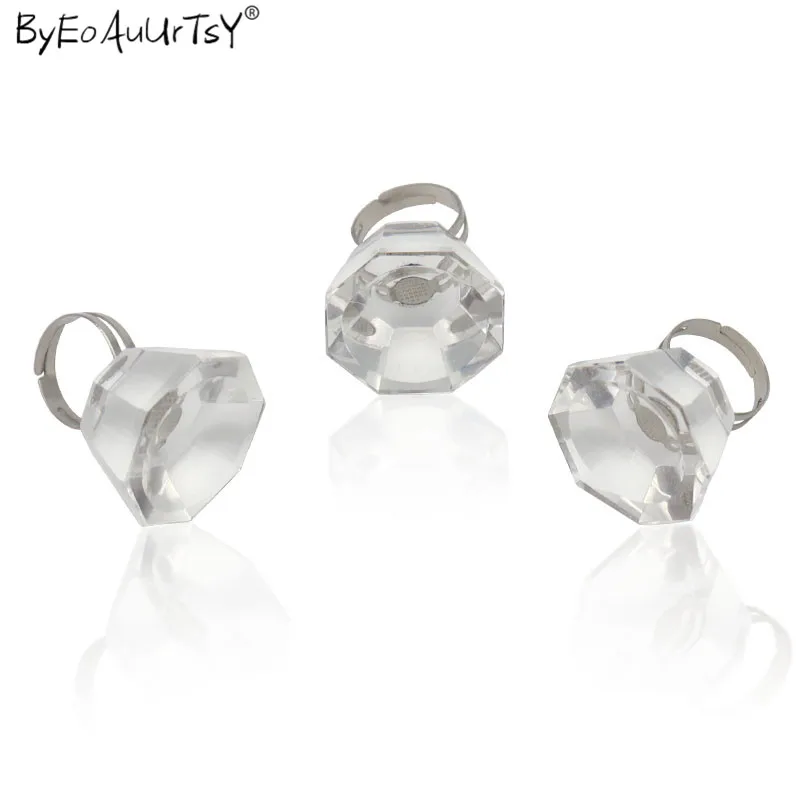 1pcs Disposable Eyelash Extension Glue Pads Stander Crystal Finger Ring Adhesive False Eyelash Pallet Holder Makeup Tool         (4)