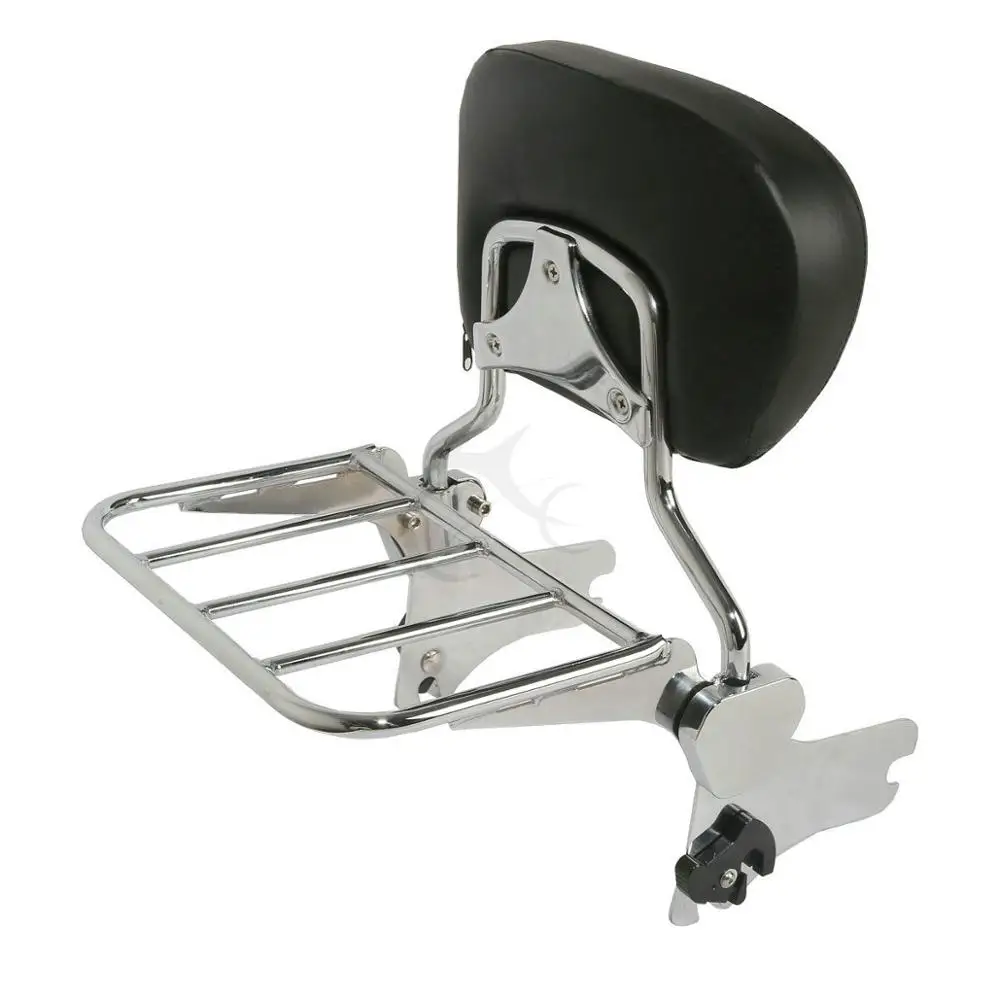 Мотоциклетная съемная спинка для багажа для Harley Road King Electra Glide standard Road Glide Street Glide 97-08 - Цвет: Luggage Rack