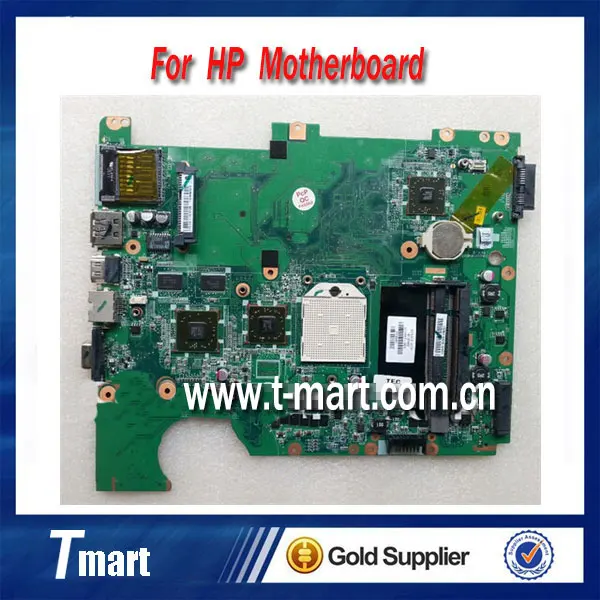 for hp CQ61 577067-001 laptop motherboard AMD non-Integrated with 4 video chips working well and  full tested