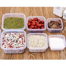 3 шт./компл. коробка для хранения запечатанной коробке сухой овощи фрукты Кухня холодильник четкими микроволновая обед-Пикник в поле остатки коробки