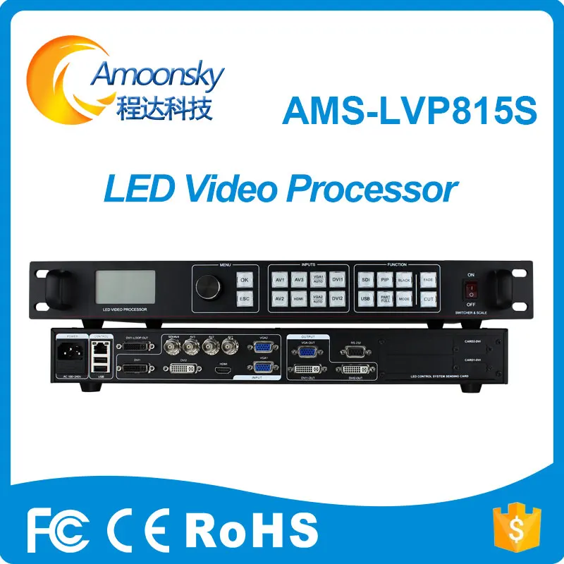 

Video Processor AMS-LVP815S Seamless Switcher 605S Led Video Processor For Rental Led Display