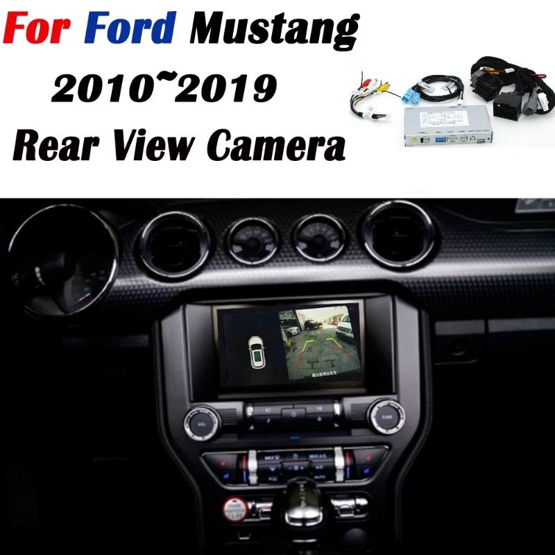 

Rear view Camera For Ford Mustang 2010~2019 Front Camera connection Original Screen Monitor Parking Camera Display MMI Decoder