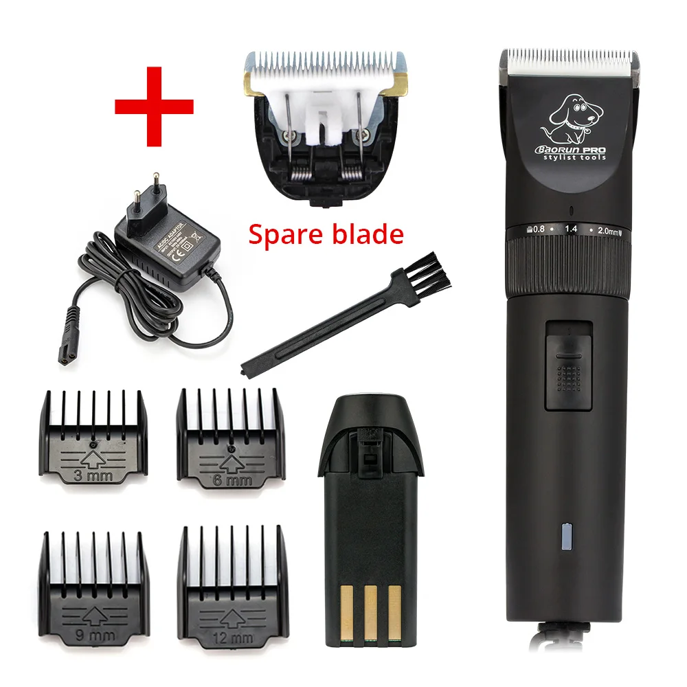 Baorun 20W High Power Professional Pet Dog Hair Trimmer 110 240V